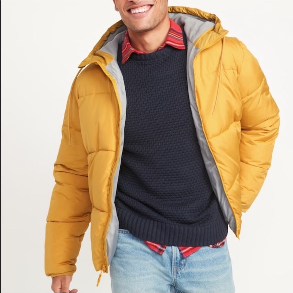 Old Navy Active Go-H20 Water-Resistant Hooded Puffer Winter Jacket - Picture 12 of 15